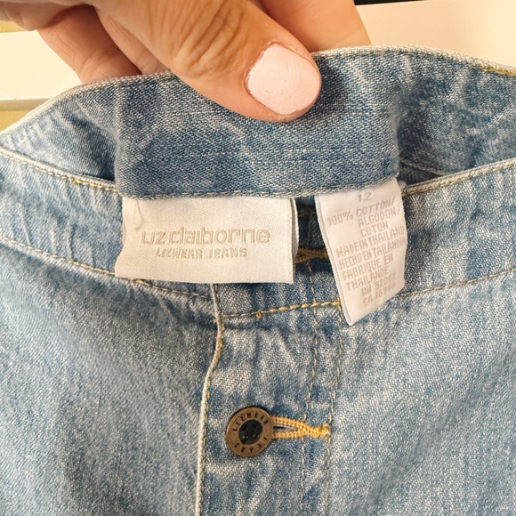 Liz Claiborne Light Blue Denim Skirt - Picture 6 of 7